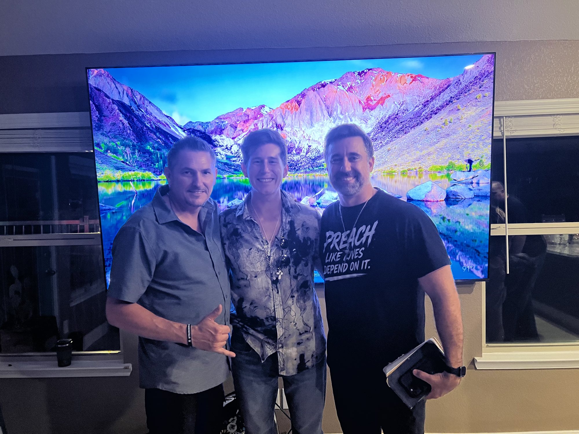 Three of the men who lead Cornerstone Ministries